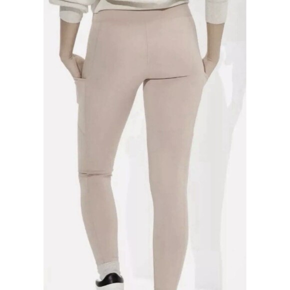 AMERICAN EAGLE The Everything Pocket Leggings Light Pink Women's SIZE LARGE - Picture 2 of 11